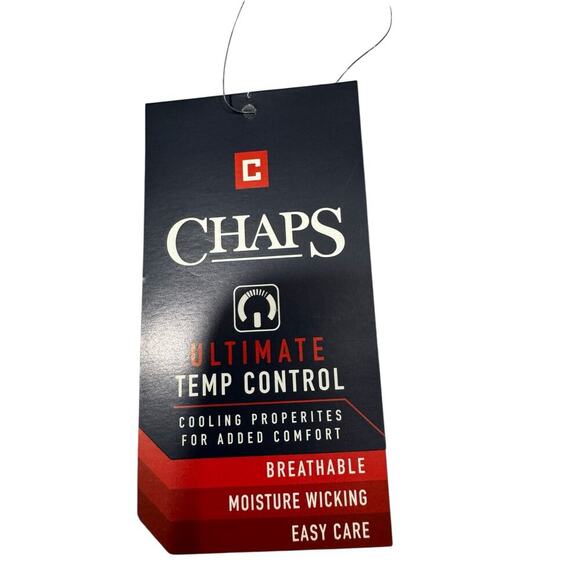 Chaps Dress Shirt Checked Size XXL Long Sleeve NWT Easy Care Twill - Picture 6 of 10